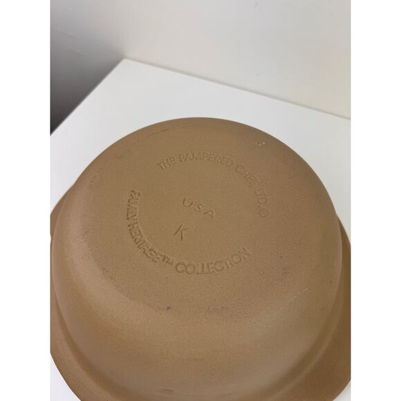 THE PAMPERED CHEF Family Heritage Collection Stoneware Bread Roaster Deep Bowl - Picture 6 of 6